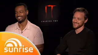 It Chapter Two stars James McAvoy & Isaiah Mustafa - extended interview | Sunrise