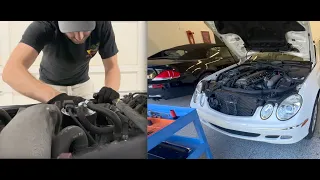 Wrench with me! Mercedes-Benz E320 CDI Oil Change