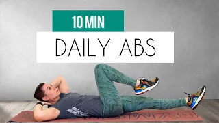 10 MIN DAILY AB WORKOUT/No Equipment / At Home Total Core Routine