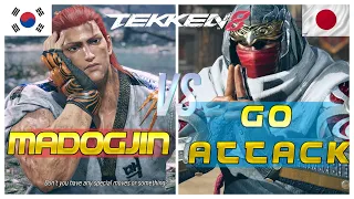 Tekken 8 🔥 MaDDoGJin (Hwoarang) Vs Go Attack (Raven) 🔥 Ranked Matches