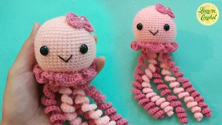 How to Crochet Jellyfish| Crochet Tutorials | Lemon Crochet