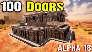 7 Days To Die - 100 Doors Base Vs Day 133 Horde Night - Alpha 18