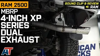 2014-2022 RAM 2500 6.4L MBRP 4" Installer Series Single Exhaust System Review & Sound Clip