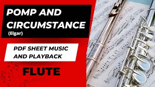 Flute - Pomp and Circumstance (Elgar) - Pdf Sheet Music and Playback