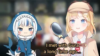 Amelia met Gura before she join Hololive