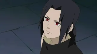 Orochimaru ve a Itachi entrenando y se sorprende por el Poder de los Uchiha