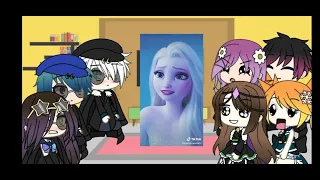 Elsa past classmates react to future//gacha life//part 1