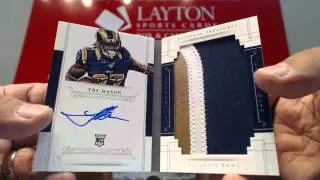 2014 National Treasures Football Box Break for Lisa