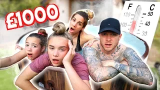 LAST TO LEAVE THE HOT TUB WINS $1000 CHALLENGE