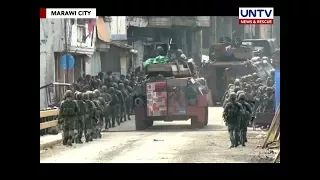 Dalawang kuta ng Maute terrorists sa Marawi City, nabawi na ng militar