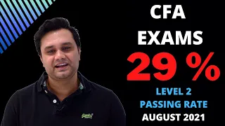 CFA Level 2 - 29% Passing Rate for Aug-21 Exams