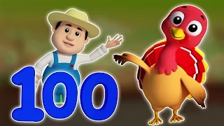 Song Numéro 1-100 | compilation 3D pour les enfants | vidéo éducatif | vidéo Kids | Numbers 1 to 100