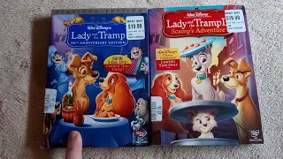 Disney's Lady and the Tramp & Lady and the Tramp 2: Scamp's Adventure (2006, DVD)