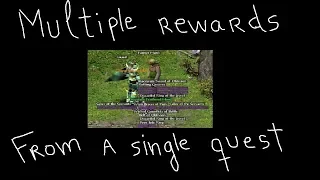 How to get multiple rewards from a single quest