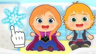 BEBES ALEX Y LILY se disfrazan del cuento de la reina del hielo 🦌 Dibujos animados infantiles