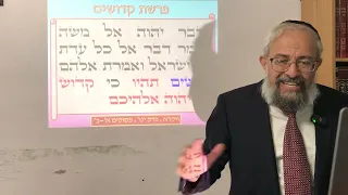 פרשת אחרי מות קדושים - מה הופך אדם ל״קדוש״ - הרב ינון קלזאן