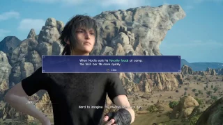 So They Did Know How To Party - Camp Conversation (Final Fantasy XV)