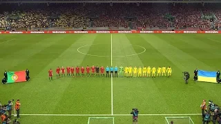 Portugal vs Ukraine - Euro 2020 Qualifier 22 March 2019 Gameplay