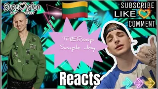 THE ROOP - Simple Joy (Video Reaction Eurovision 2024) Lithuanian selection! Again VIRAL SONG)