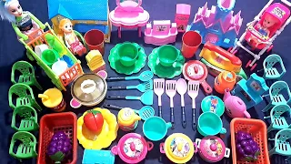 ASMR 7 Minutes Satisfying Unboxing Hello Kitty Sanrio Kitchen Set ASMR #kitchenset#unboxing kitchen