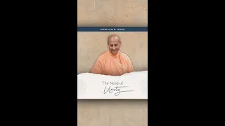 The Need of Unity | His Holiness Radhanath Swami