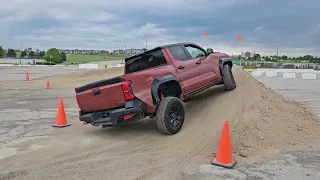 2024 Toyota Tacoma TRD Pro and Trailhunter Obstacle Course