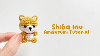 Shiba Inu Dog Amigurumi Crochet Tutorial | Step by Step | FREE PATTERN