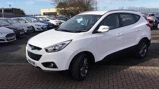 Used Hyundai Ix35 1.7 CRDi SE 5dr 2WD White 2014 Estate