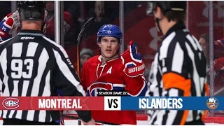 Montreal Canadiens vs New York Islanders - Season Game 22 - All Goals (22/11/15)