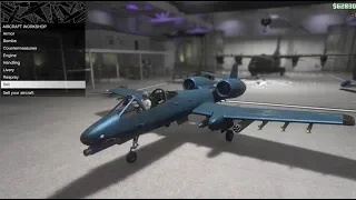 GTA 5 - DLC Aircraft Customization - B-11 Strikeforce (A-10 Thunderbolt)