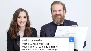 Stranger Things' Winona Ryder & David Harbour Answer the Web's Most Searched Questions | WIRED