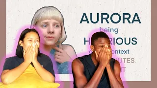 [AURORA] | HER FIRST REACTION TO Aurora being hilarious out of context for 5 minutes straight
