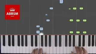 Lazy Bear / ABRSM Piano Grade 2 2019 & 2020, B:3 / Synthesia 'live keys' tutorial