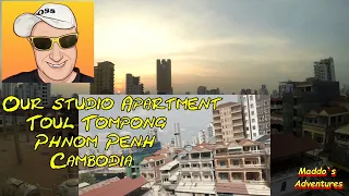 Our Studio Apartment Toul TomPong Phnom Penh Cambodia !!