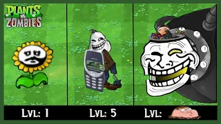 ¿PUEDES PASAR PLANTAS VS ZOMBIES PERO TODO ESTA LLENO DE MEMES?// pvz but it sucks///MOD