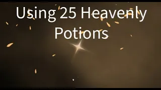 Sol's RNG Using 25 Heavenly 2 Potions In One Server