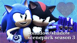Shadow The Hedgehog/Sonadow Scenes for Edits | Sonic Prime Season 3 | 4K/60FPS