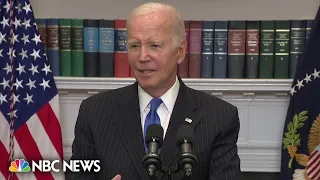 Biden defends administration’s move to extend border wall