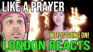 London boy FIRST Reaction to Madonna - Like A Prayer (Official Video)