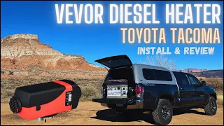 2KW Vevor Diesel Heater - Tacoma Truck Camping: Install & Long Term Review. Are they any good?