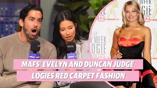 MAFS' Evelyn and Duncan judge Logies red carpet fashion | Yahoo Australia