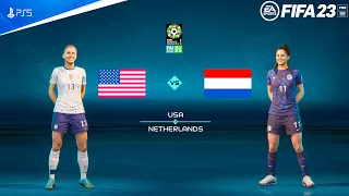 FIFA 23 - USA Vs Netherlands -  FIFA Women's World Cup 2023 AU-NZ | Final | PS5™ [4K ] Next Gen