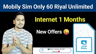 Mobily Sim Only 60 Riyal Unlimited Internet Package | Mobily Gaming Package Activate Code