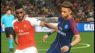 [HD] Neymar vs Arsenal - Gameplay PES 2018 Solo Superstar