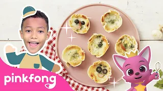Let's Make Mini Pizza🍕 | Pinkfong's Snack Time | Cook with Pinkfong | Pinkfong Baby Shark