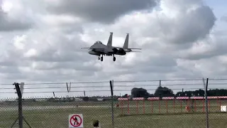 F15 close landing | RAF Lakenheath