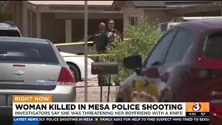 Woman armed with knife dies following police shooting in Mesa