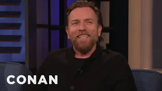 Ewan McGregor On Reprising Obi-Wan & Why Lightsabers Need Hilts | CONAN on TBS