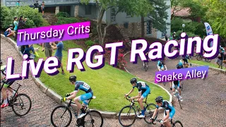 *LIVE RGT RACING* Snake Alley Criterium. 20 times up the climb at 400w!