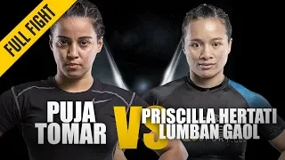 ONE: Full Fight | Puja Tomar vs. Priscilla Hertati Lumban Gaol | Hometown Stunner | January 2019